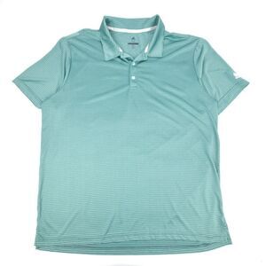 NEW Adidas Feeder Stripe Polo Casual Short Sleeve Golf Shirt Tennis Mint Men 2XL